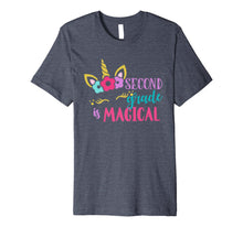 Load image into Gallery viewer, Second Grade Unicorn Back to School Girls 2nd Grade Shirt 9272551
