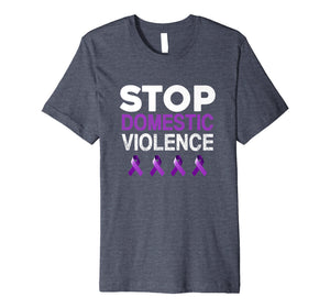 Funny shirts V-neck Tank top Hoodie sweatshirt usa uk au ca gifts for Purple Ribbon Shirt, Stop Domestic Violence T Shirts 2660572