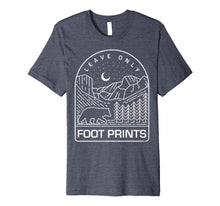 Load image into Gallery viewer, Funny shirts V-neck Tank top Hoodie sweatshirt usa uk au ca gifts for Leave Only Foot Prints Nature Shirt 1619629
