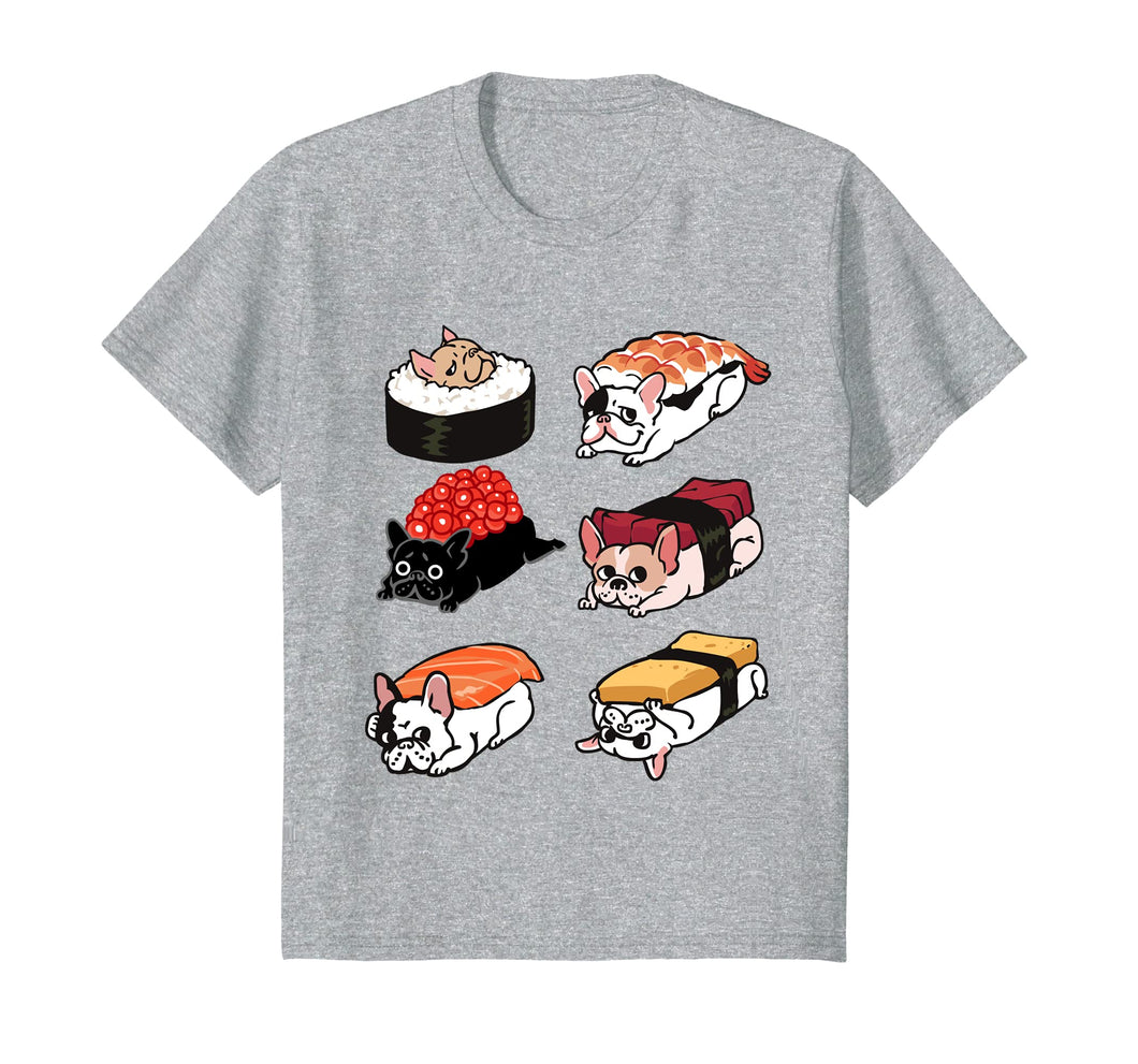 Funny shirts V-neck Tank top Hoodie sweatshirt usa uk au ca gifts for Sushi French Bulldog Funny T- shirt by Huebucket 615629