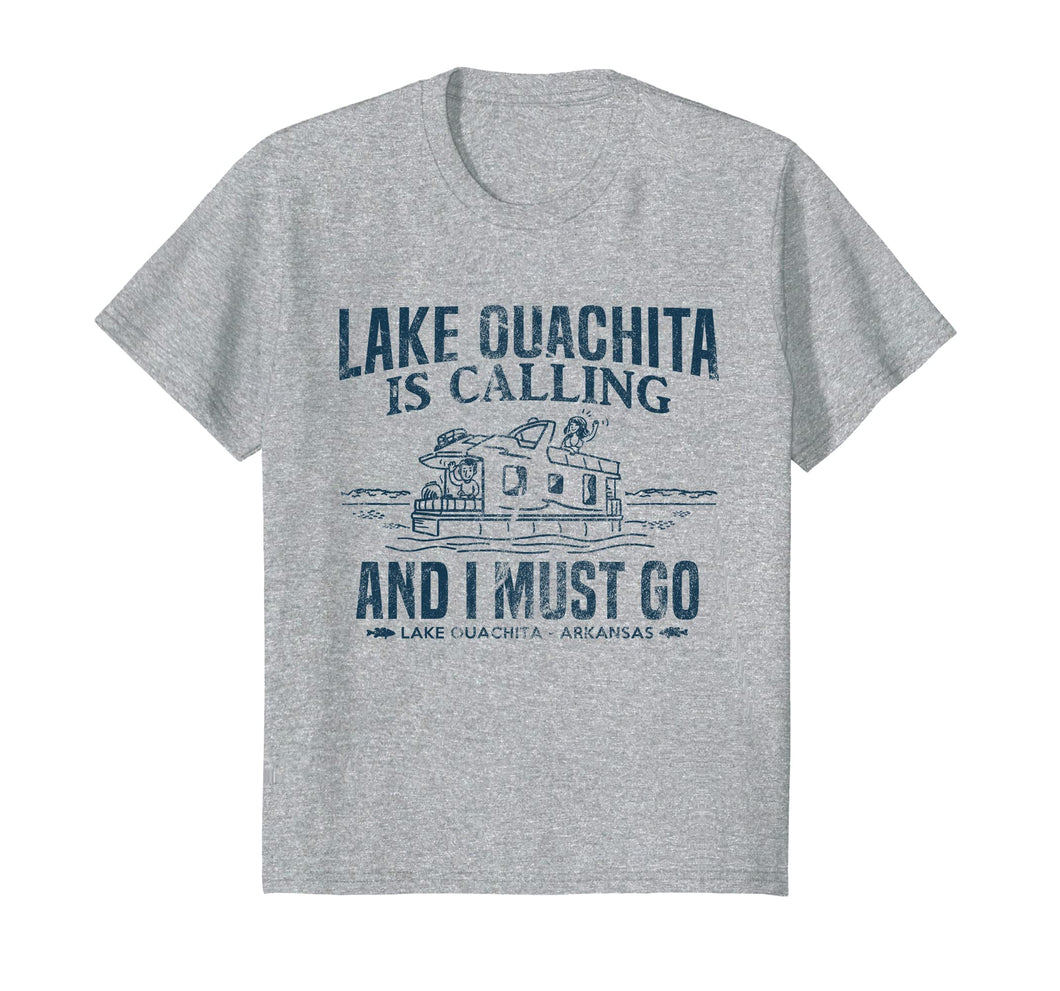 Funny shirts V-neck Tank top Hoodie sweatshirt usa uk au ca gifts for Lake Ouachita Is Calling Shirt Funny Lake Houseboat Boating 1975035