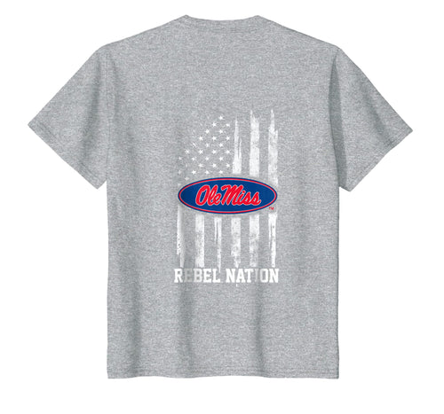 Funny shirts V-neck Tank top Hoodie sweatshirt usa uk au ca gifts for Ole Miss Rebels Nation Flag T-Shirt - Apparel 2270505