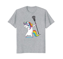 Load image into Gallery viewer, Funny shirts V-neck Tank top Hoodie sweatshirt usa uk au ca gifts for Dabbing Unicorn Girls Lacrosse Novelty Graphic T-Shirt 556562
