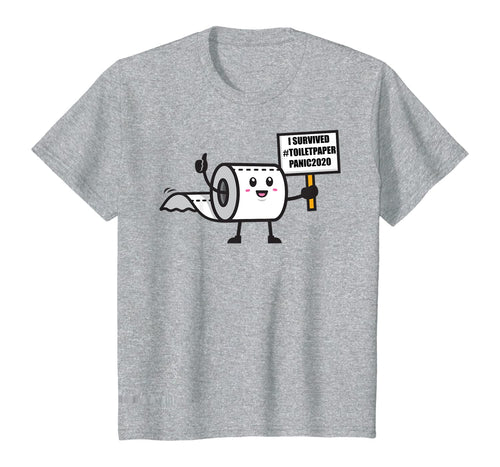Toilet Paper Shortage Virus Flu Panic 2020 I Survived Gift TShirt68184