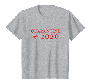 Quarantine 2020 Biohazard Community Awareness Distressed T-Shirt46772