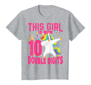 Funny shirts V-neck Tank top Hoodie sweatshirt usa uk au ca gifts for birthday girl shirt, This Girl Is Now 10 Double Digits T-Shirt 141363