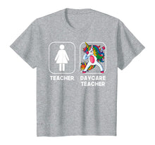 Load image into Gallery viewer, Funny shirts V-neck Tank top Hoodie sweatshirt usa uk au ca gifts for Daycare Teacher Funny Gift Dabbing Unicorn Teacher Women T-Shirt 707835
