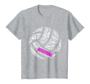 Volleyball shirt sayings gift for teen girls and women