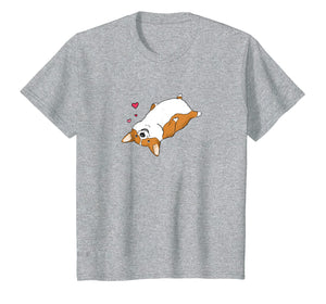 Funny shirts V-neck Tank top Hoodie sweatshirt usa uk au ca gifts for Kids Corgi Love Kids T-Shirt 1078757