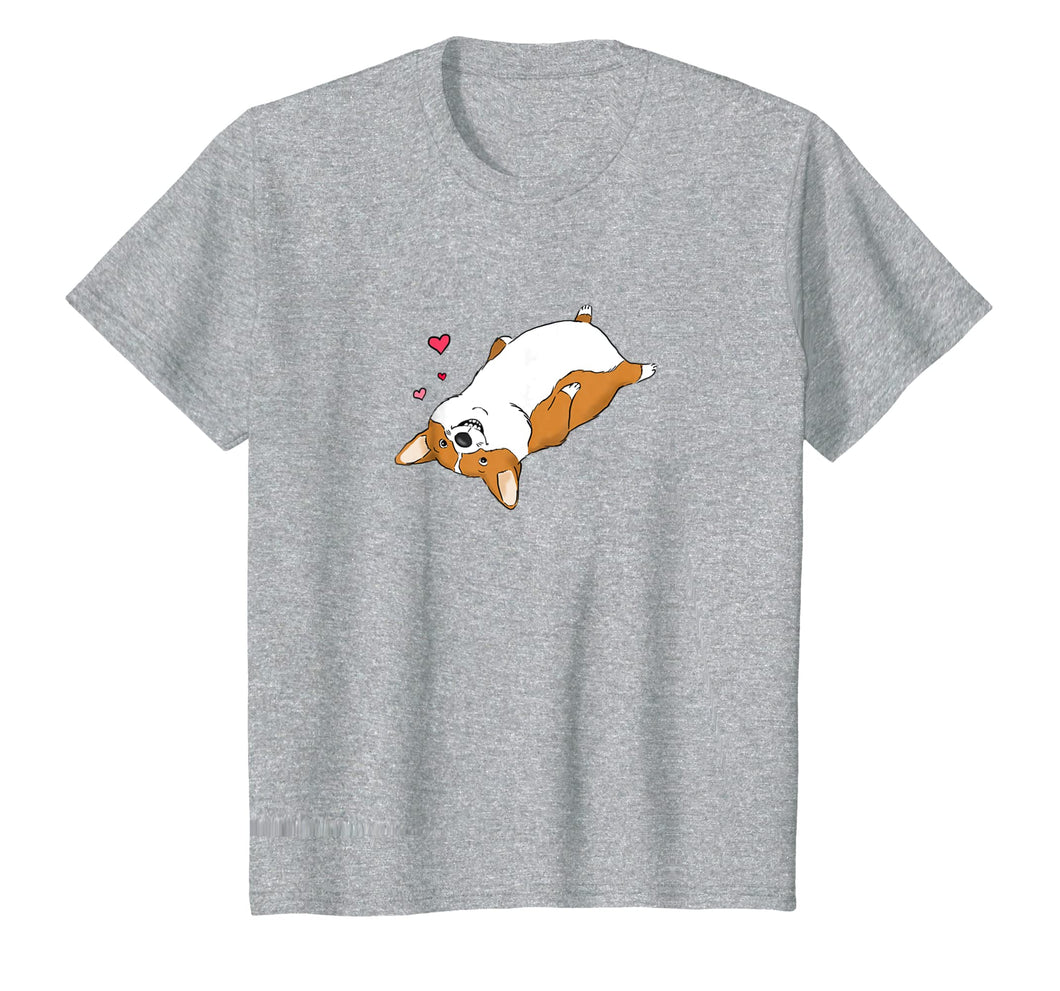 Funny shirts V-neck Tank top Hoodie sweatshirt usa uk au ca gifts for Kids Corgi Love Kids T-Shirt 1078757