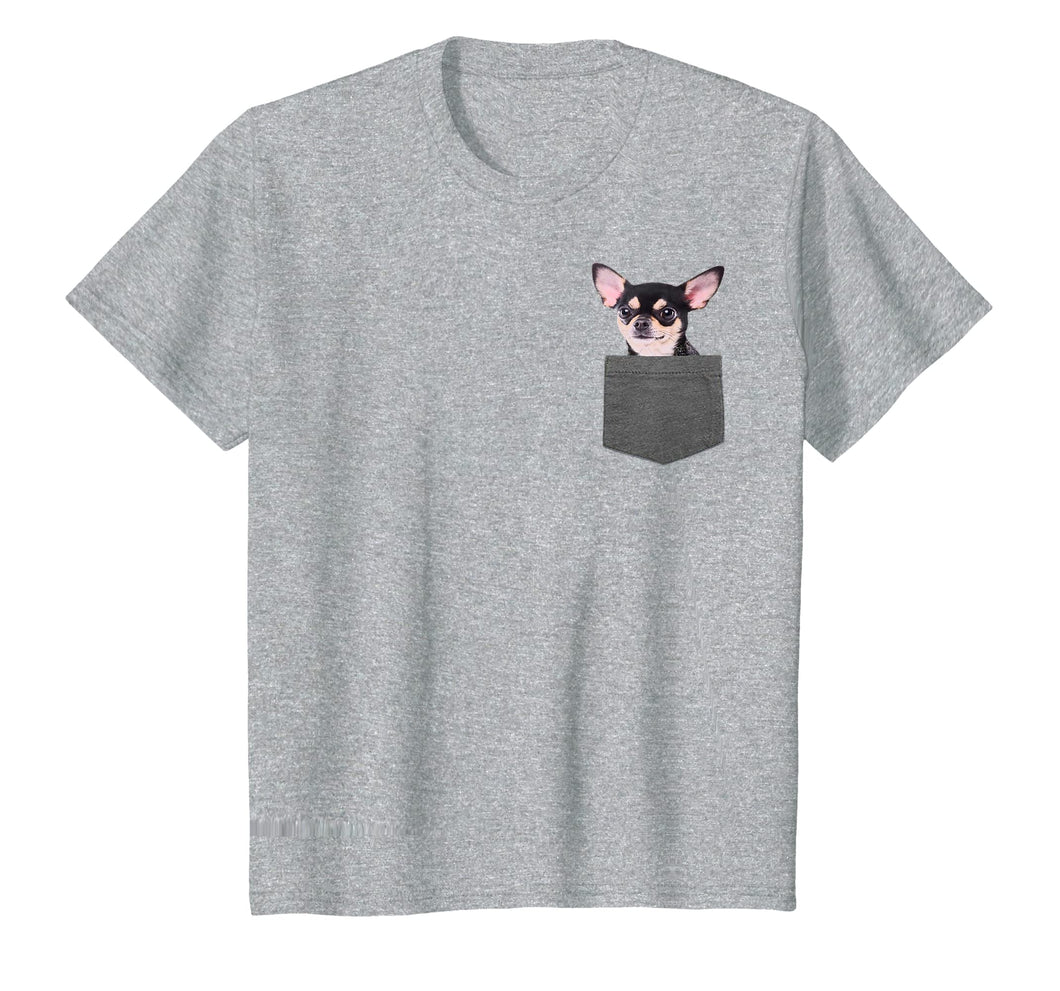 Chihuahua In Pocket T-Shirt Chihuahua Lovers Gifts