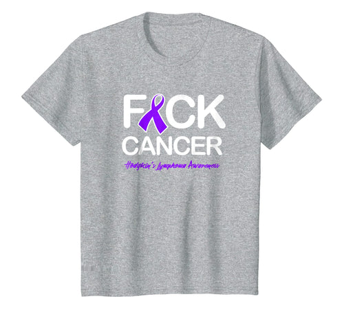 Funny shirts V-neck Tank top Hoodie sweatshirt usa uk au ca gifts for Hodgkin's Lymphoma Awareness Shirt Fck Cancer Tshirt 1458759