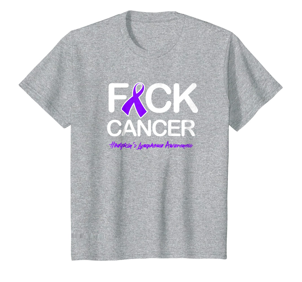 Funny shirts V-neck Tank top Hoodie sweatshirt usa uk au ca gifts for Hodgkin's Lymphoma Awareness Shirt Fck Cancer Tshirt 1458759