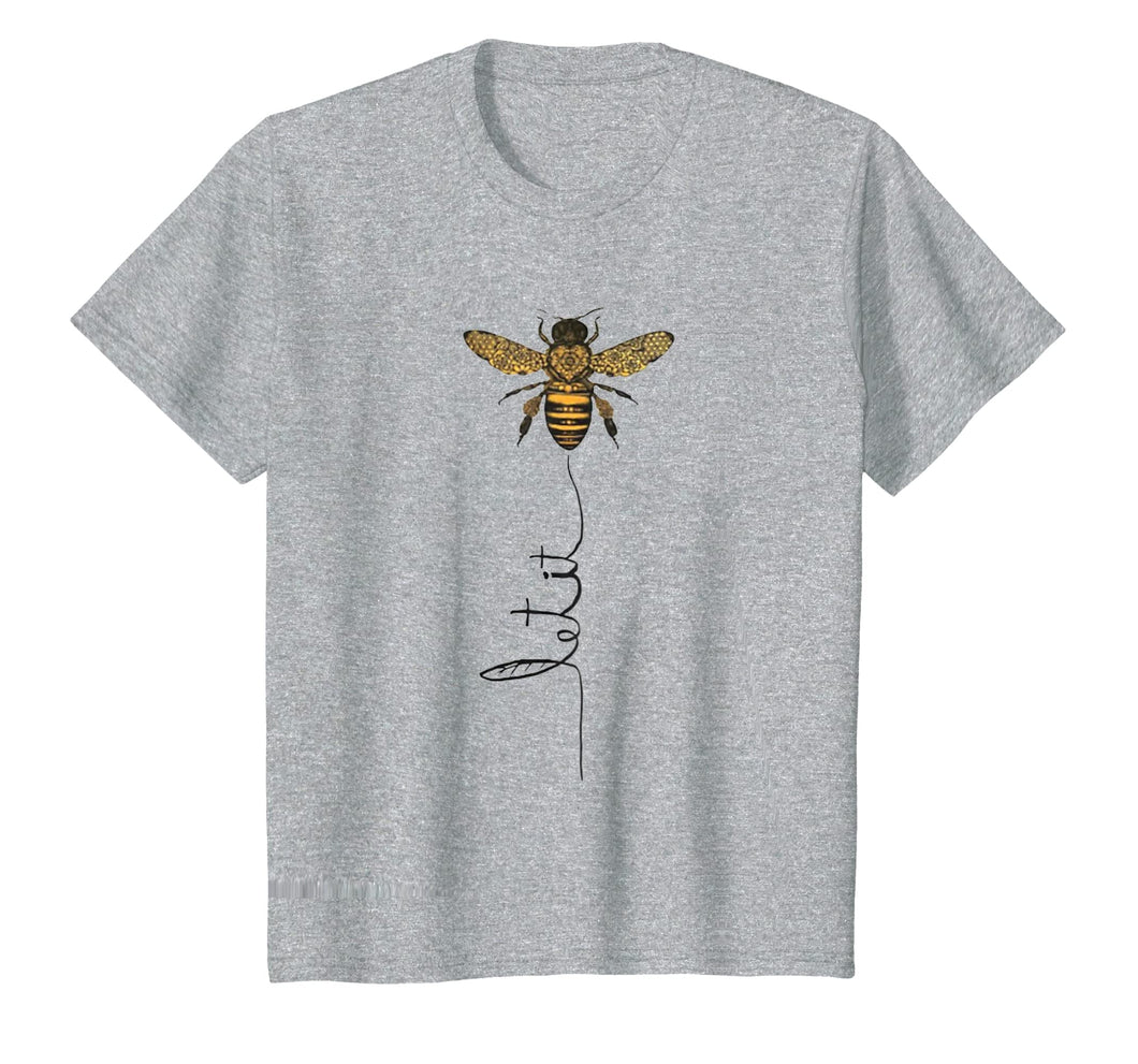Funny shirts V-neck Tank top Hoodie sweatshirt usa uk au ca gifts for Hippie bee let it be t-shirt Peace bee shirt 1537040