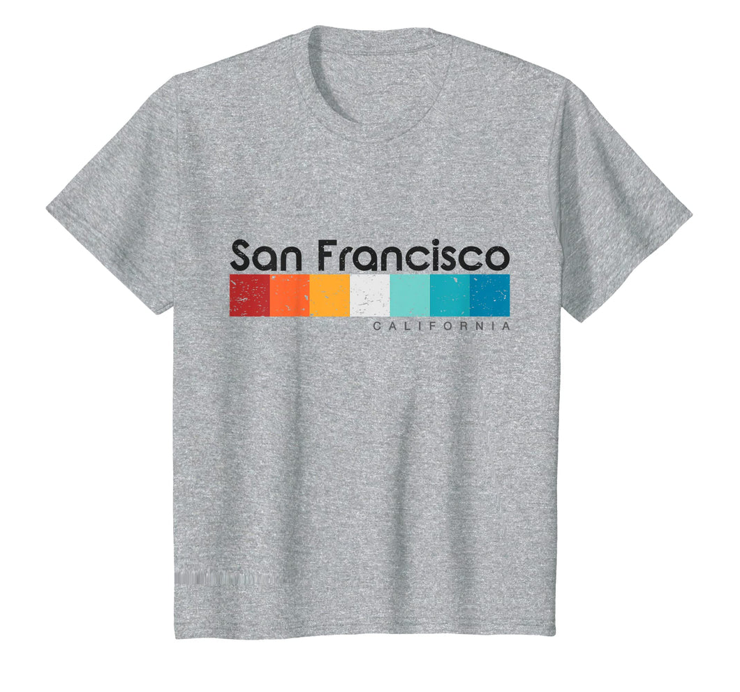 Funny shirts V-neck Tank top Hoodie sweatshirt usa uk au ca gifts for Vintage San Francisco California 1980s Retro Design T-shirt 1950084