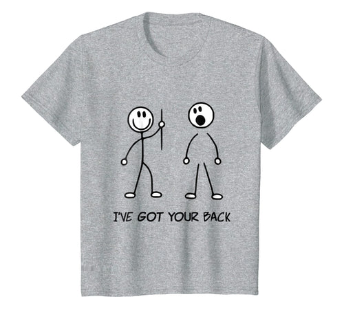 Funny shirts V-neck Tank top Hoodie sweatshirt usa uk au ca gifts for I've Got Your Back Stick Figure Printed Unisex T-Shirt 1684212