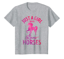 Load image into Gallery viewer, Funny shirts V-neck Tank top Hoodie sweatshirt usa uk au ca gifts for Just A Girl Who Loves Horses T Shirt Watercolor Horse shirt 2559417
