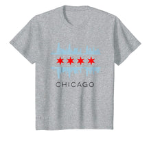 Load image into Gallery viewer, Funny shirts V-neck Tank top Hoodie sweatshirt usa uk au ca gifts for Chicago Skyline Windy City Flag T-Shirt - I Love Chicago 1452429
