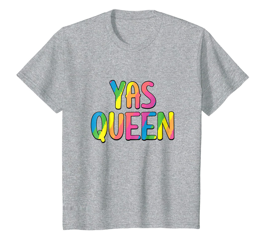 Funny shirts V-neck Tank top Hoodie sweatshirt usa uk au ca gifts for Yas Kween City Shirt Rainbow Colors Yas Queen 1082923