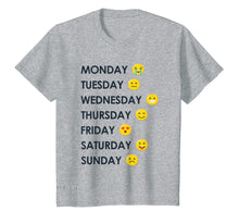 Load image into Gallery viewer, Funny shirts V-neck Tank top Hoodie sweatshirt usa uk au ca gifts for Emoji Emoticons Days of the Week T-shirt Great Gift Shirt 2171799
