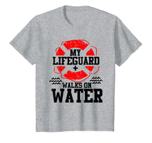 Load image into Gallery viewer, Funny shirts V-neck Tank top Hoodie sweatshirt usa uk au ca gifts for My Lifeguard Walks on Water Christian Christianity T Shirt 3812791
