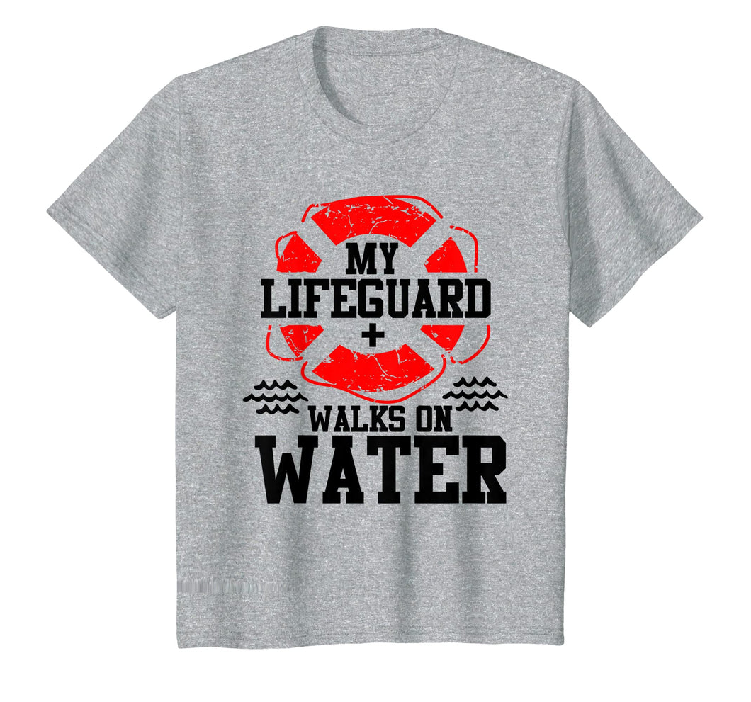 Funny shirts V-neck Tank top Hoodie sweatshirt usa uk au ca gifts for My Lifeguard Walks on Water Christian Christianity T Shirt 3812791
