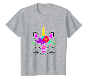 Funny shirts V-neck Tank top Hoodie sweatshirt usa uk au ca gifts for Unicorn Kitty Caticorn Face Kitten Tshirt | Cat Girls Gifts 2192559