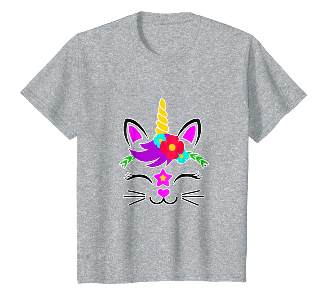 Funny shirts V-neck Tank top Hoodie sweatshirt usa uk au ca gifts for Unicorn Kitty Caticorn Face Kitten Tshirt | Cat Girls Gifts 2192559