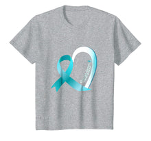 Load image into Gallery viewer, Funny shirts V-neck Tank top Hoodie sweatshirt usa uk au ca gifts for Ovarian Cancer Awareness Teal Ribbon Shirt 281950

