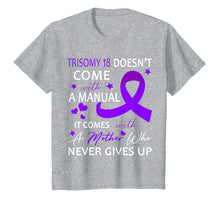 Load image into Gallery viewer, Funny shirts V-neck Tank top Hoodie sweatshirt usa uk au ca gifts for TRISOMY 18 Doesn't Come With A Manual 3663856
