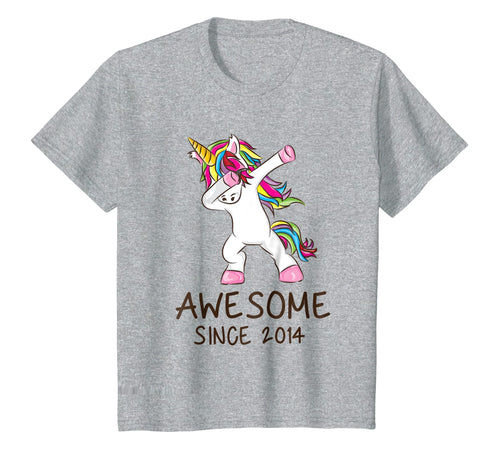 Funny shirts V-neck Tank top Hoodie sweatshirt usa uk au ca gifts for Awesome Since 2014 Dabbing Unicorn Shirt Girl Gifts Birthday 3519212