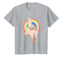 Load image into Gallery viewer, Funny shirts V-neck Tank top Hoodie sweatshirt usa uk au ca gifts for Sloth Riding Llama T-Shirt, Funny Gifts 1335567
