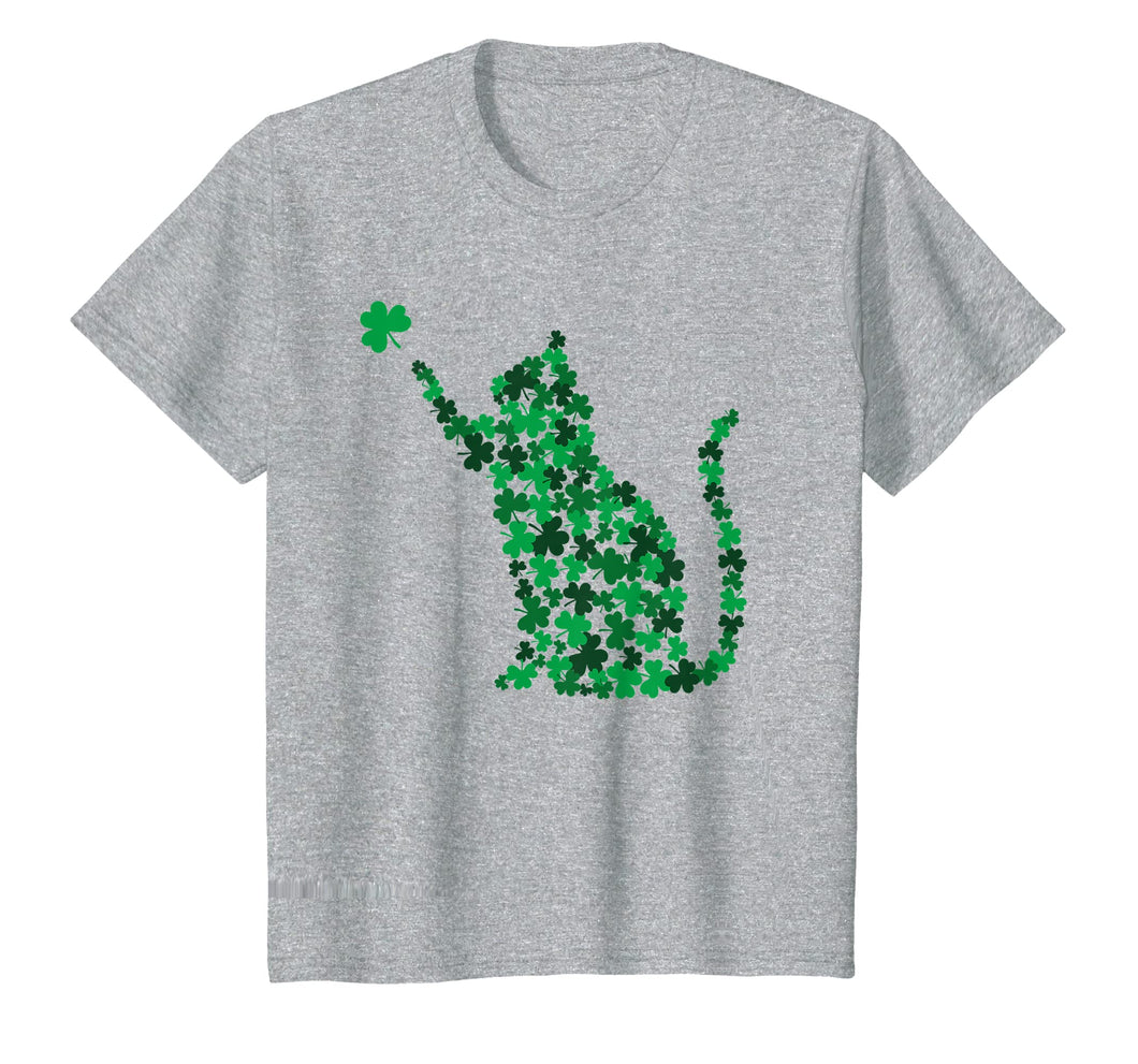 Funny shirts V-neck Tank top Hoodie sweatshirt usa uk au ca gifts for Happy Saint Patrick's Day Shamrock Cat T-Shirt 1980976