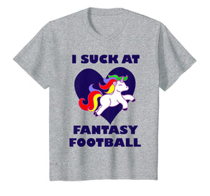 Funny shirts V-neck Tank top Hoodie sweatshirt usa uk au ca gifts for I Suck At Fantasy Football (Dark) 795435