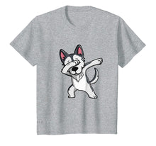 Load image into Gallery viewer, Funny shirts V-neck Tank top Hoodie sweatshirt usa uk au ca gifts for Siberian Husky Dog Dab Dance T-Shirt gifts for Boy Girls Kid 720461
