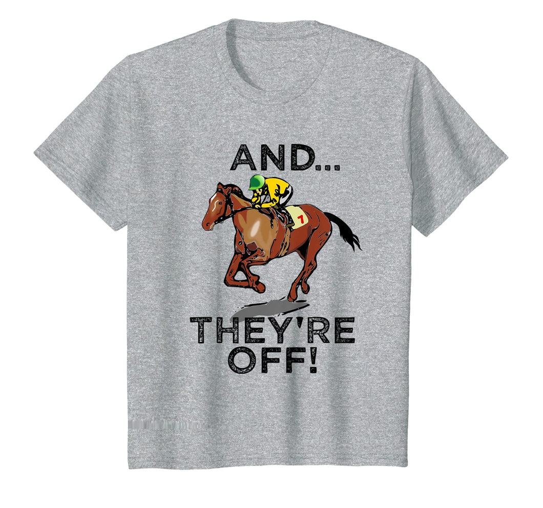 Funny shirts V-neck Tank top Hoodie sweatshirt usa uk au ca gifts for And Theyre Off T Shirt Funny Horse Racing Gambling Gift Tee 935359