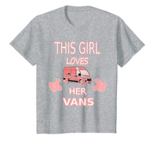 Load image into Gallery viewer, Funny shirts V-neck Tank top Hoodie sweatshirt usa uk au ca gifts for Girls Love Vans Shirt Gift For Girls Who Love To Drive Vans 1076257
