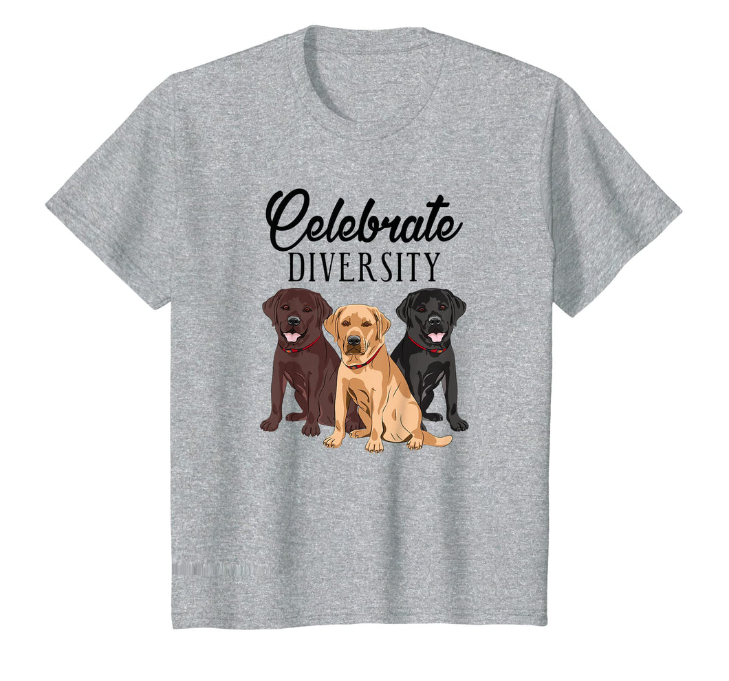 Funny shirts V-neck Tank top Hoodie sweatshirt usa uk au ca gifts for Funny Labrador Retriever Dog T-Shirt Celebrate Diversity 1784971