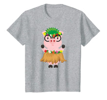 Load image into Gallery viewer, Funny shirts V-neck Tank top Hoodie sweatshirt usa uk au ca gifts for Hula Dancing Hawaiian Luau Piggy w/ Grass Skirt T-Shirt 3262858
