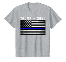 Load image into Gallery viewer, Funny shirts V-neck Tank top Hoodie sweatshirt usa uk au ca gifts for Thin Blue Line Trump 2020 T-shirt American Flag blue line 1367524
