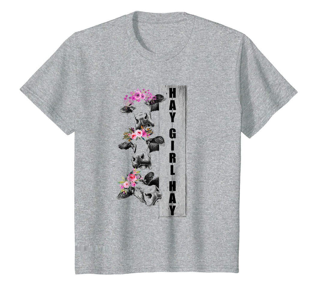 Cow Hay Girl Hay T-Shirt Funny Cow Lovers Heifer Gifts
