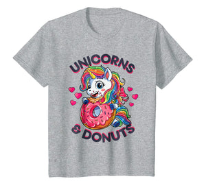 Funny shirts V-neck Tank top Hoodie sweatshirt usa uk au ca gifts for Unicorns & Donuts T shirt Girls Squad Party Rainbow Gifts 875870
