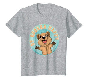 Funny shirts V-neck Tank top Hoodie sweatshirt usa uk au ca gifts for Quokka T Shirt Be Happy In Circle 232329