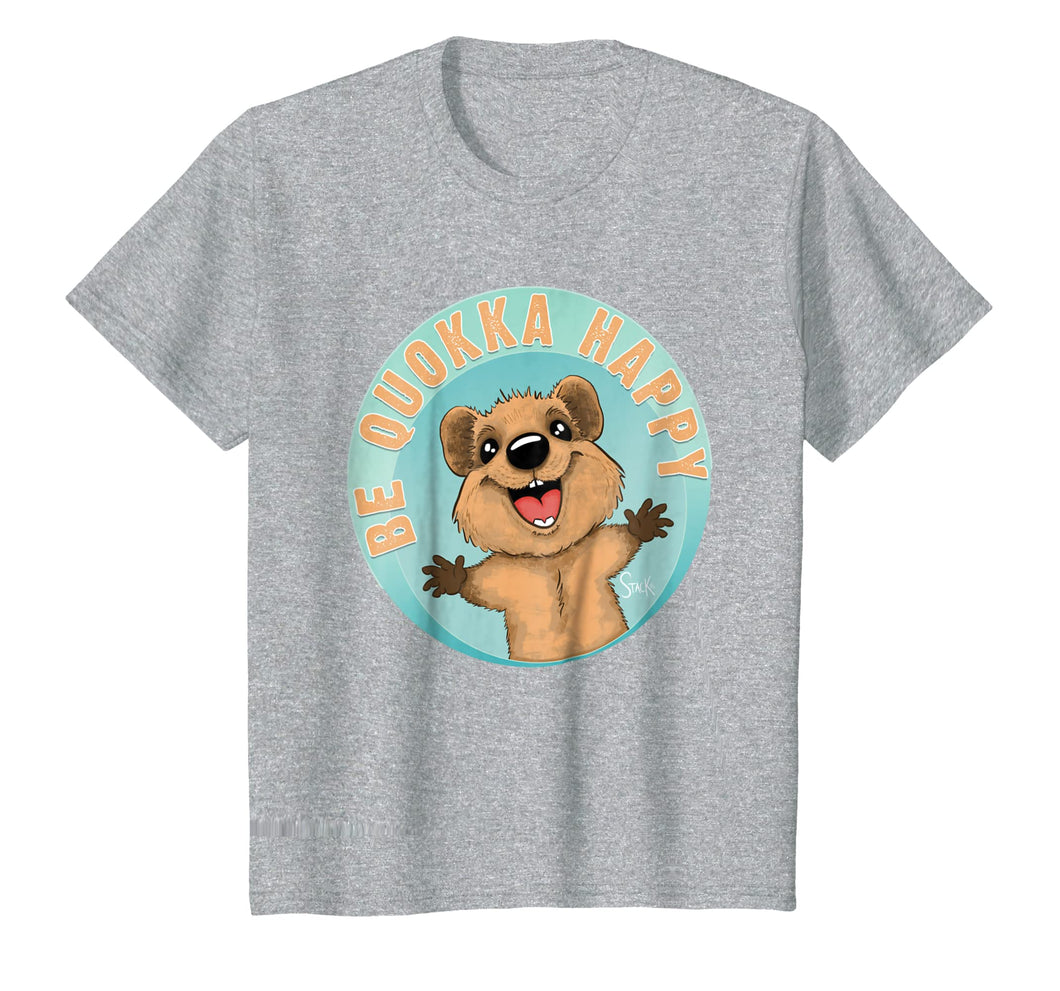 Funny shirts V-neck Tank top Hoodie sweatshirt usa uk au ca gifts for Quokka T Shirt Be Happy In Circle 232329