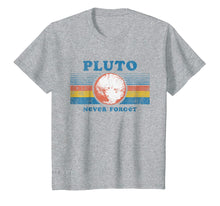 Load image into Gallery viewer, Vintage Never Forget Pluto T-Shirt Funny Space Graphic Tee
