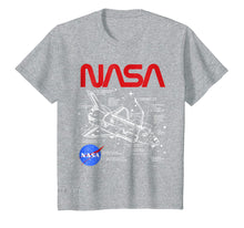 Load image into Gallery viewer, Funny shirts V-neck Tank top Hoodie sweatshirt usa uk au ca gifts for NASA Space Shuttle Schematic Layout Graphic T-Shirt 634002
