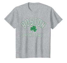 Load image into Gallery viewer, Funny shirts V-neck Tank top Hoodie sweatshirt usa uk au ca gifts for Boston Shamrock Fan Tee Distressed Basketball Green T-Shirt 1926753
