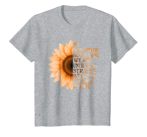 Funny shirts V-neck Tank top Hoodie sweatshirt usa uk au ca gifts for being strong leukemia orange flower warrior t shirt gift 3577507