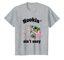 Load image into Gallery viewer, Funny shirts V-neck Tank top Hoodie sweatshirt usa uk au ca gifts for Hookin&#39; Ain&#39;t Easy Hippie Fishing Funny T-shirt 2328487
