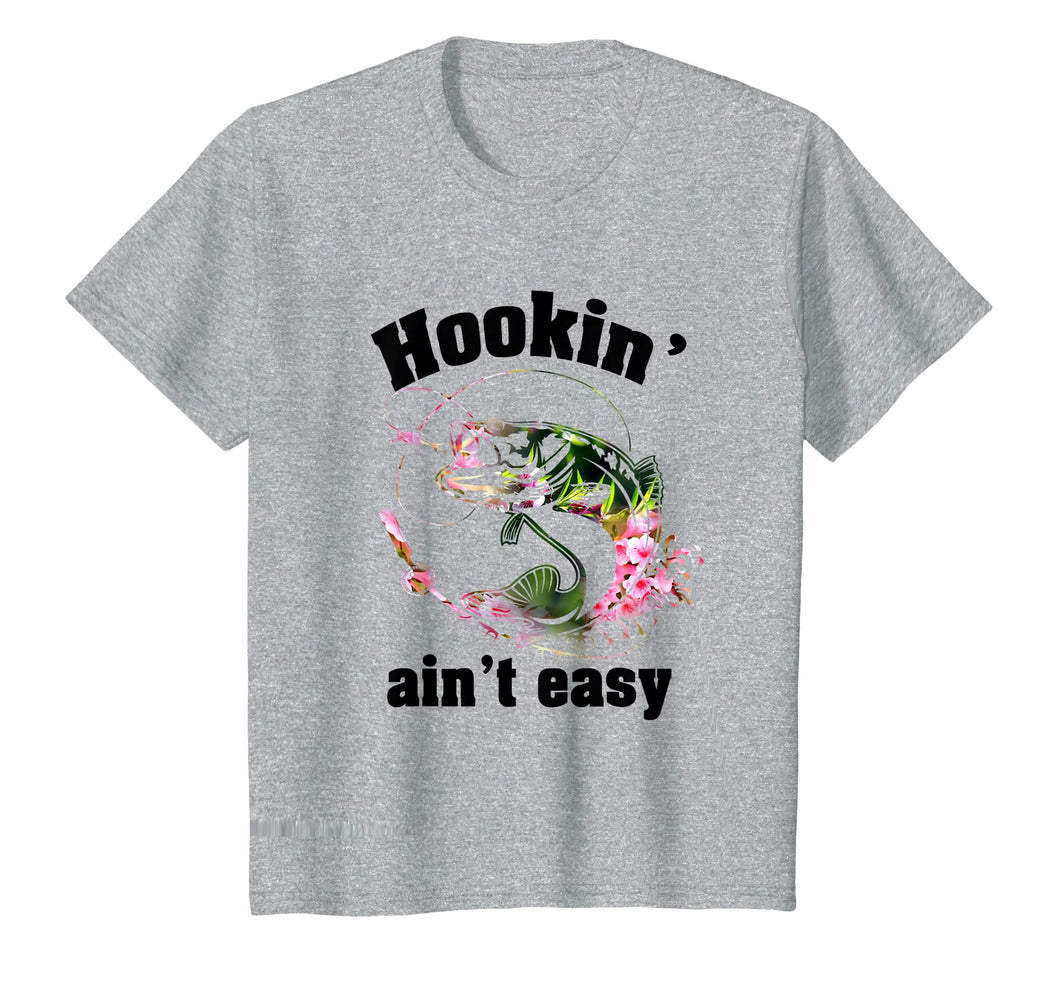 Funny shirts V-neck Tank top Hoodie sweatshirt usa uk au ca gifts for Hookin' Ain't Easy Hippie Fishing Funny T-shirt 2328487